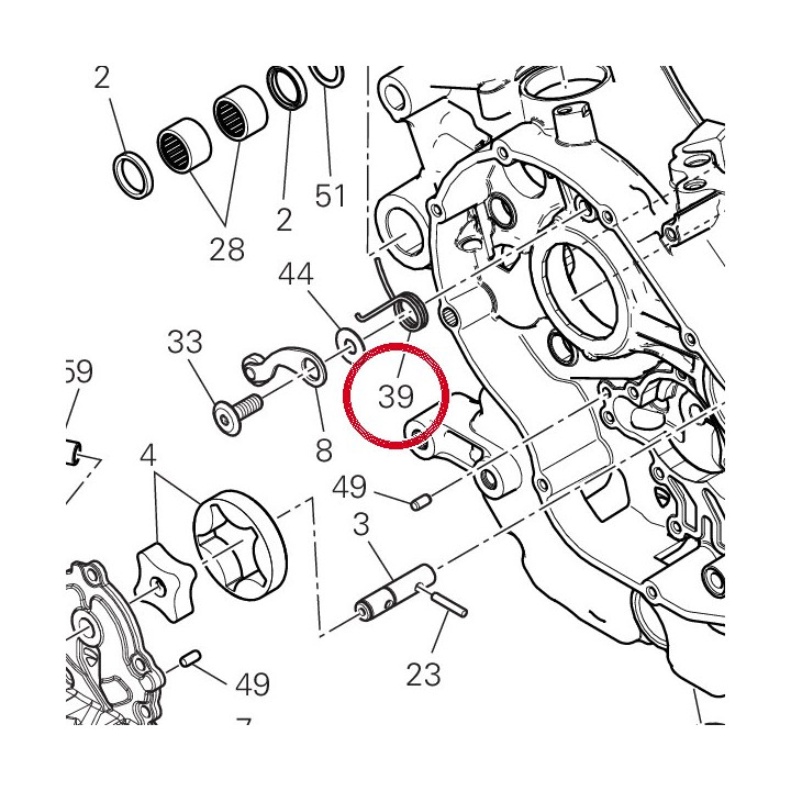 Ressort, rappel 79910491A — réf. 79910491A | Ducati Store