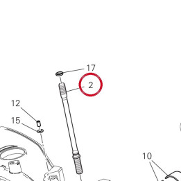 Goujon fixation cylindre — réf. 76611161A | Ducati Store
