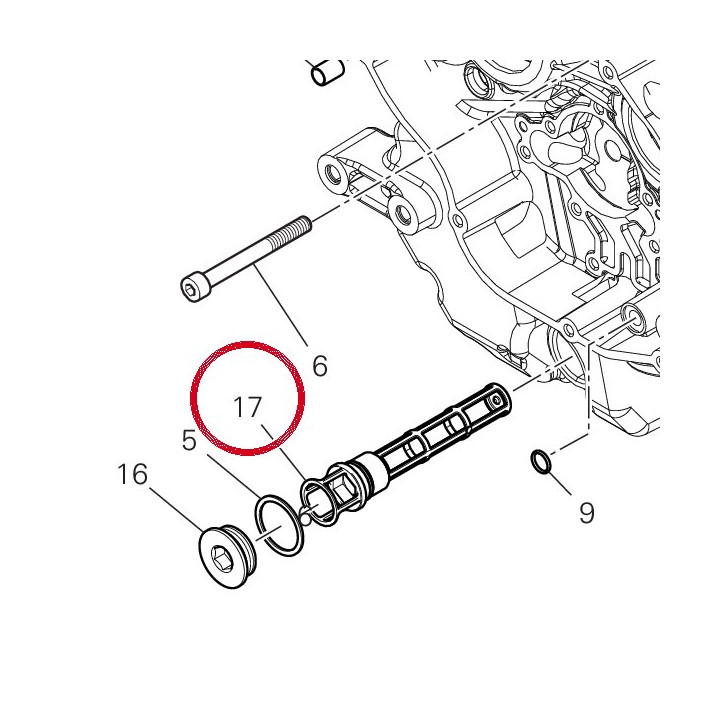 Filtre à huile à filet — réf. 89420121F | Ducati Store