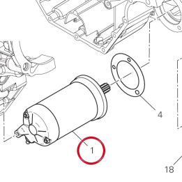 Démarreur électrique — réf. 27040107A | Ducati Store