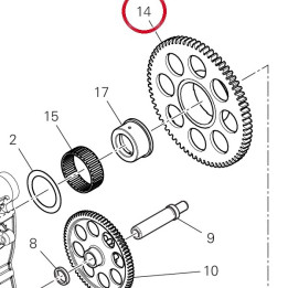 Engrenage entraine — réf. 173Z0021A | Ducati Store