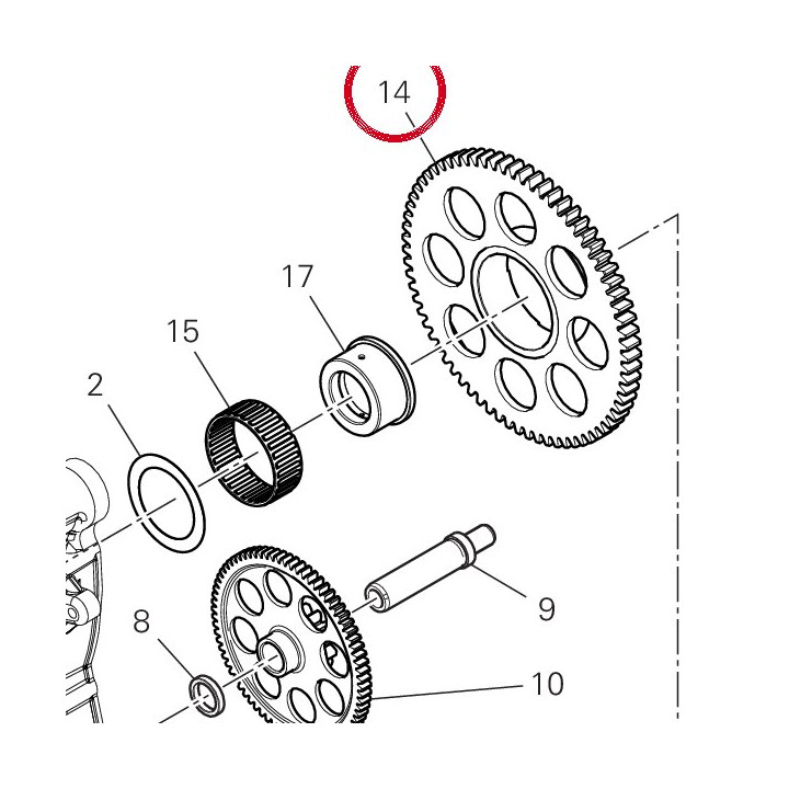 Engrenage entraine — réf. 173Z0021A | Ducati Store