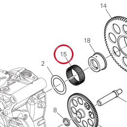 Roulement à aiguilles — réf. 70240181B | Ducati Store