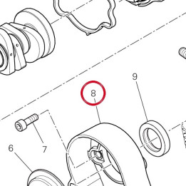 Couvercle courroie vertical — réf. 24511711B | Ducati Store