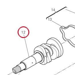 Arbre distribution culasse — réf. 14815681A | Ducati Store