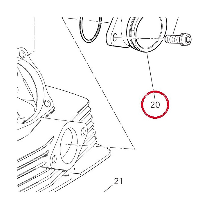 Raccord D'Admission — réf. 16015511A | Ducati Store