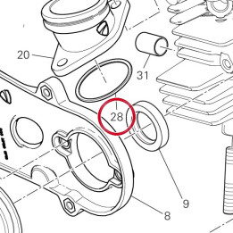 Joint D'Etancheite 88641481A — réf. 88641481A | Ducati Store