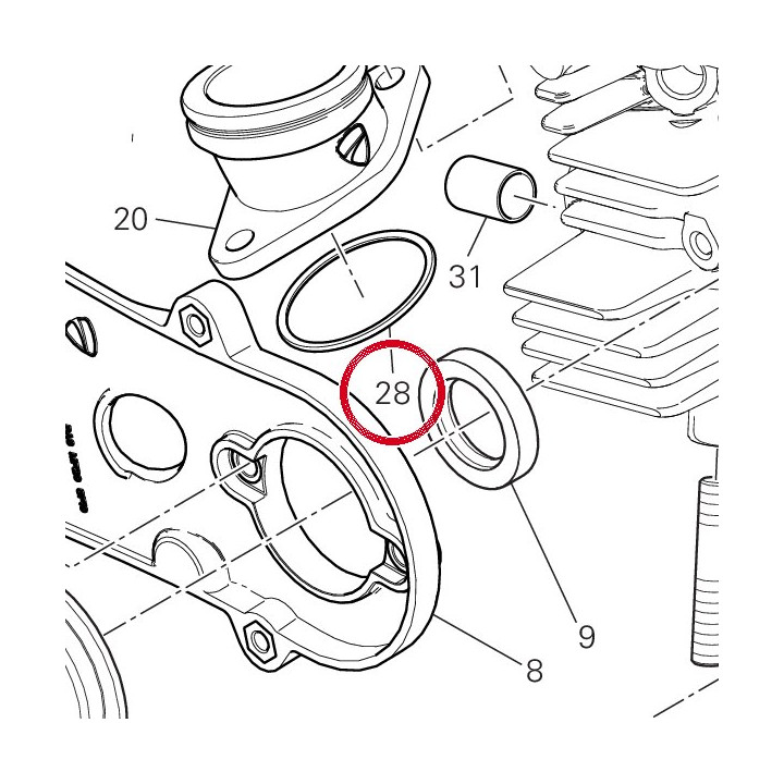 Joint D'Etancheite 88641481A — réf. 88641481A | Ducati Store