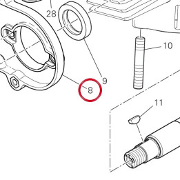 Couvercle courroie — réf. 24511721B | Ducati Store
