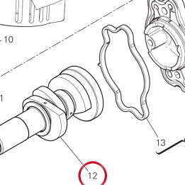 Arbre distribution culasse — réf. 14815671A | Ducati Store