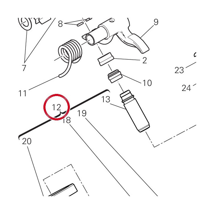 Culasse verticale complète — réf. 30122761JB | Ducati Store