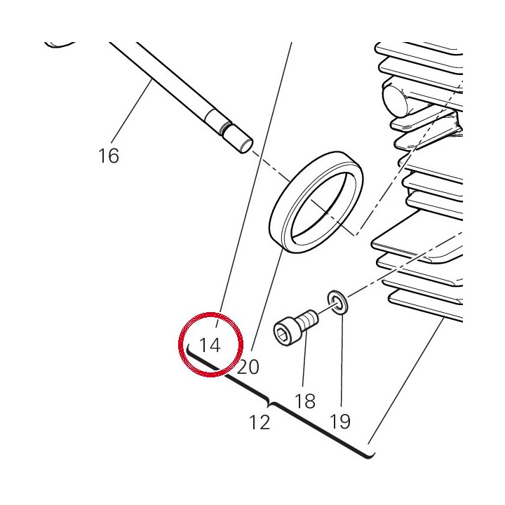 Siège soupape admission — réf. 30410741AB | Ducati Store