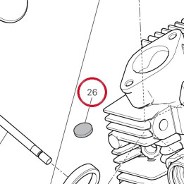 Joint en caoutchouc — réf. 70010641A | Ducati Store