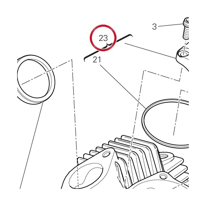 Couvercle 24020401A — réf. 24020401A | Ducati Store
