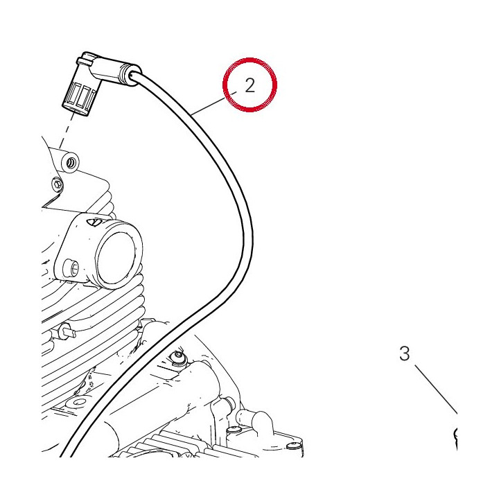 Câblage bougie culasse — réf. 67110771B | Ducati Store