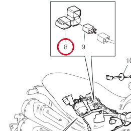 Tampon caoutchouc 86612641A — réf. 86612641A | Ducati Store