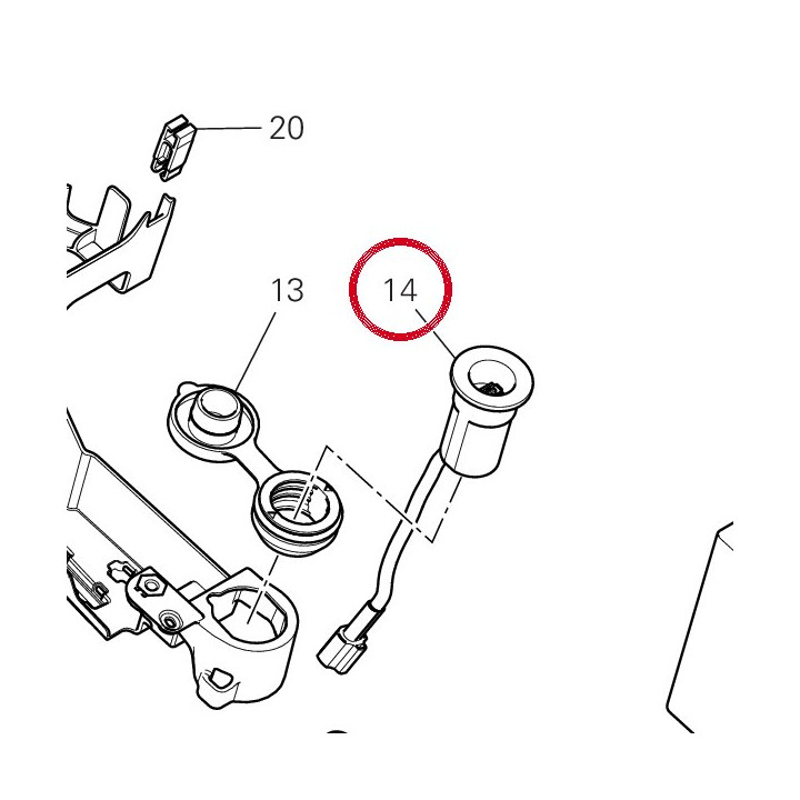 Prise bas tension (Usb) — réf. 38640591A | Ducati Store