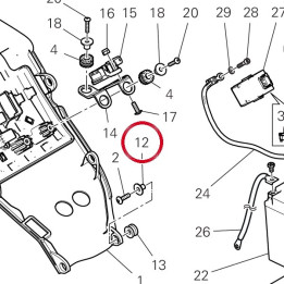 Entretoise 71615091AA — réf. 71615091AA | Ducati Store