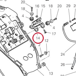 Equerre 8301A611AA — réf. 8301A611AA | Ducati Store