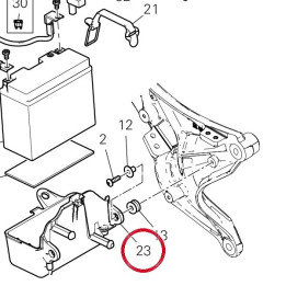 Boitier batterie 8291H051B — réf. 8291H051B | Ducati Store