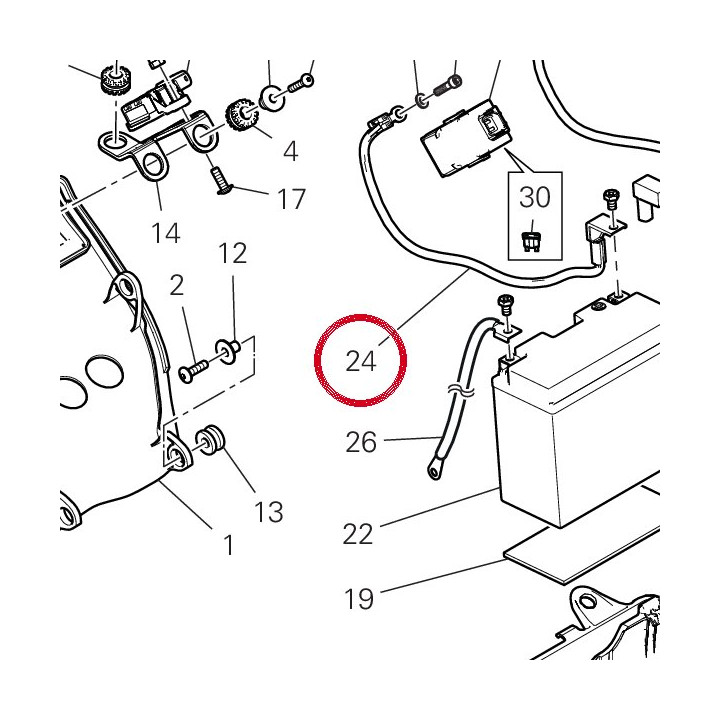 Cable 51410911B — réf. 51410911B | Ducati Store