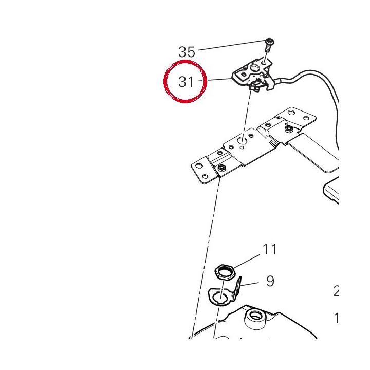 Verrou pour serrure — réf. 59810401A | Ducati Store
