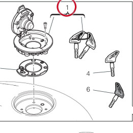 Bouchon de réservoir — réf. 89520481B | Ducati Store