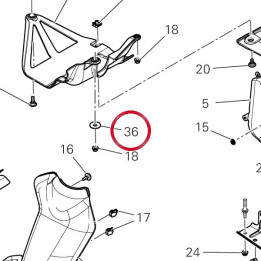 Rondelle 85250311AB — réf. 85250311AB | Ducati Store