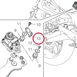 Passe-Tube 75811611A — réf. 75811611A | Ducati Store