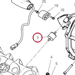 Antivibration 70040241A — réf. 70040241A | Ducati Store