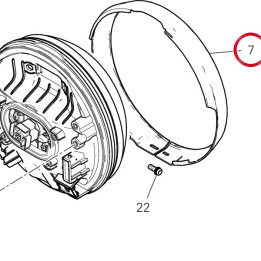 Cache projecteur avant — réf. 46020031AB | Ducati Store