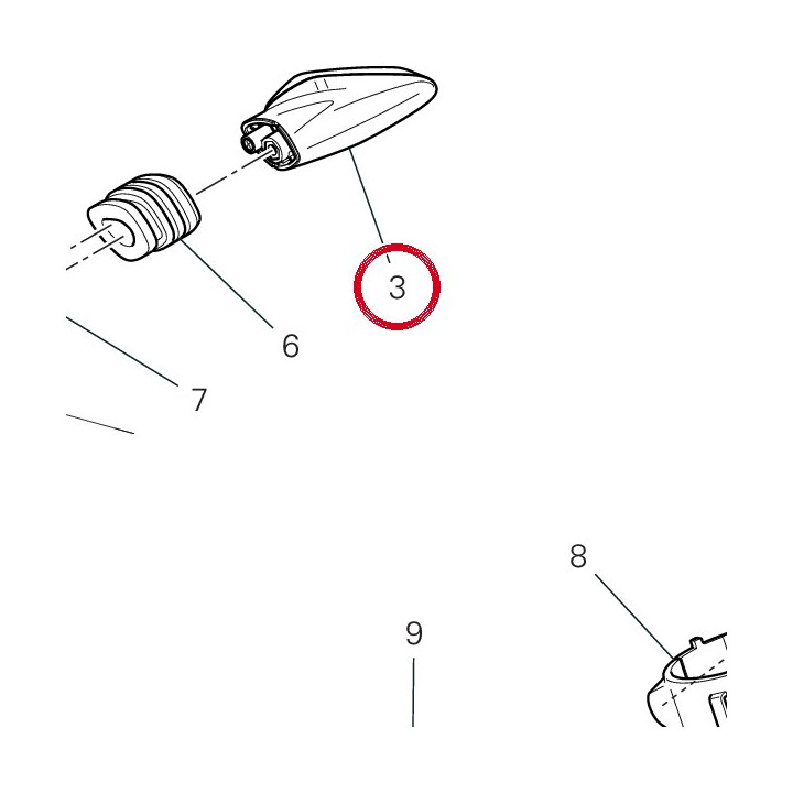 Clignotant avant — réf. 53010322A | Ducati Store