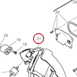 Support projecteur avant — réf. 8291H361BA | Ducati Store