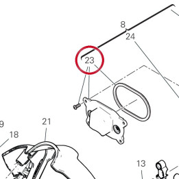 Bouchon complète feu avant — réf. 39040341A | Ducati Store