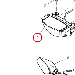 Feu arrière 52510508A — réf. 52510509A | Ducati Store