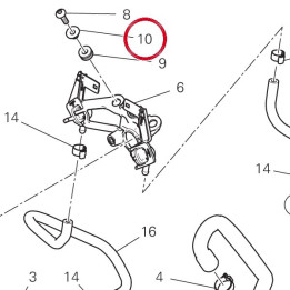 Entretoise 71615261AA — réf. 71615261AA | Ducati Store