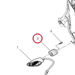 Entretoise 71314703A — réf. 71314703A | Ducati Store
