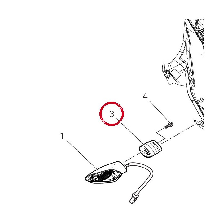 Entretoise 71314703A — réf. 71314703A | Ducati Store