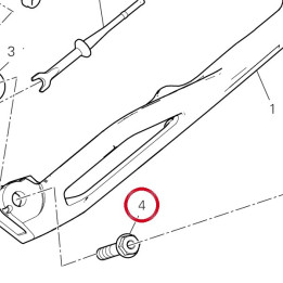 Pivot béquille laterale — réf. 8211A651AA | Ducati Store