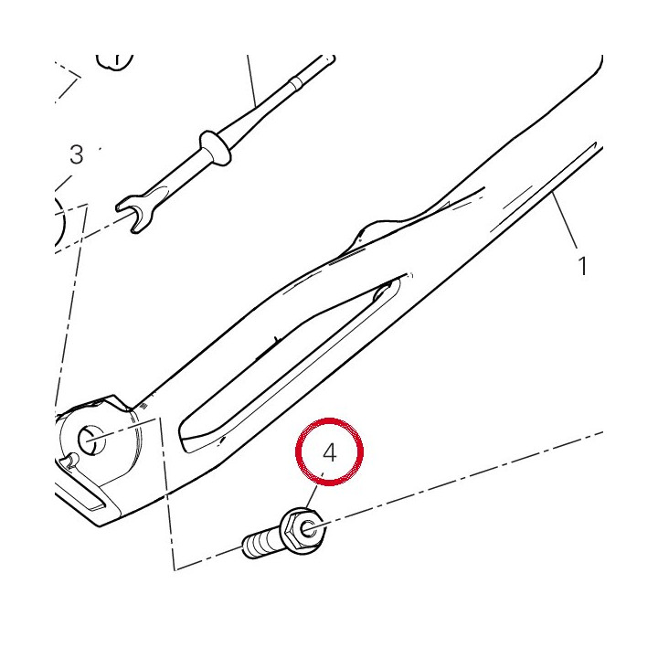 Pivot béquille laterale — réf. 8211A651AA | Ducati Store