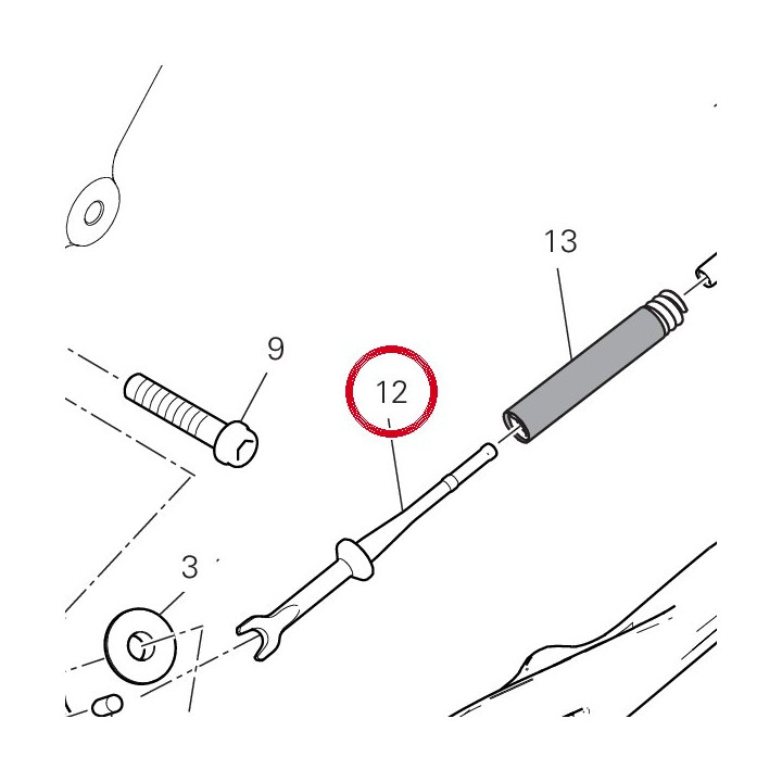Tige 11711252AA — réf. 11711252AA | Ducati Store