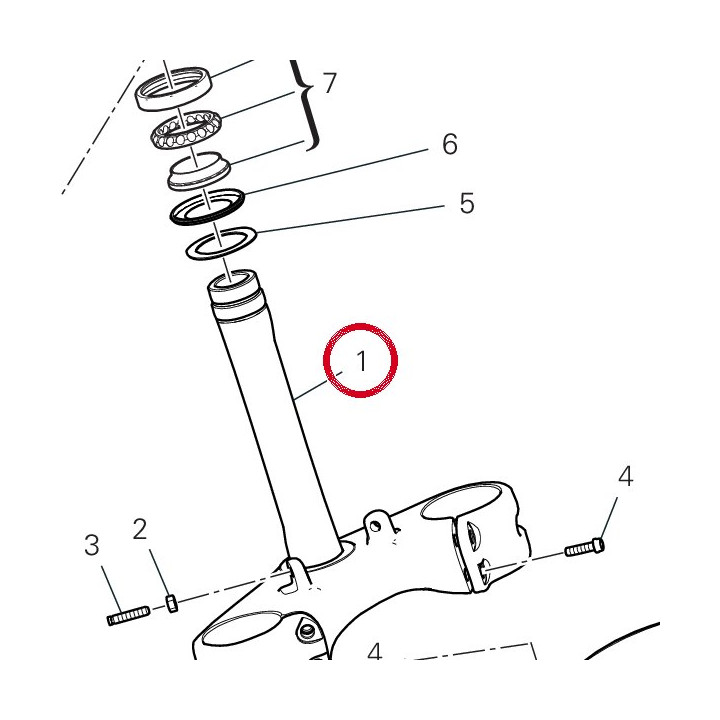 Base di sterzo 34221591AA — réf. 34221591AA | Ducati Store