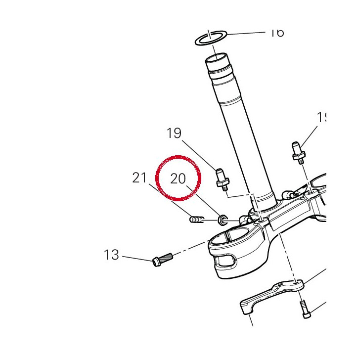 Ecrou 74750071A — réf. 74750071A | Ducati Store