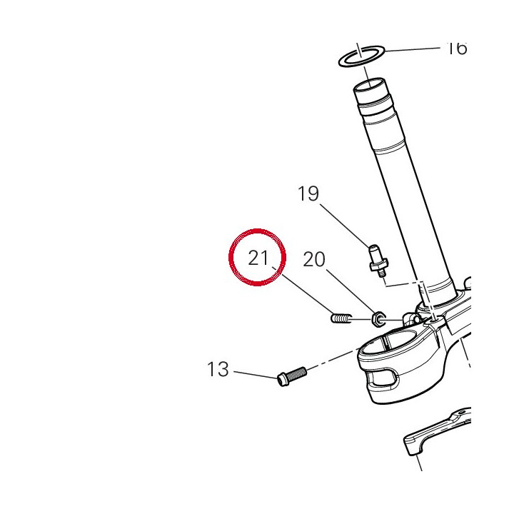 Vis sans tête filetée stei — réf. 77850281A | Ducati Store