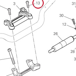 Vis tceif M8X25 77157258B — réf. 77157258B | Ducati Store