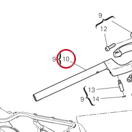 Bracelet guidon droit — réf. 36016473AA | Ducati Store