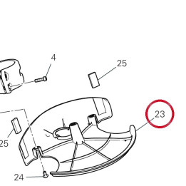 Bavette Garde-Boue avant — réf. 4601R782A | Ducati Store