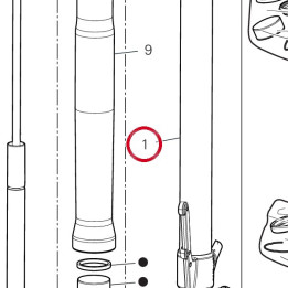 Coulisse droite complète — réf. 34924031A | Ducati Store