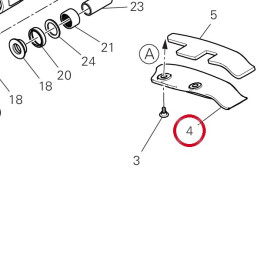 Patin chaîne inférieure — réf. 44713021A | Ducati Store