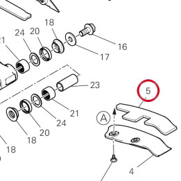 Tampon inférieur 86614181A — réf. 86614181A | Ducati Store